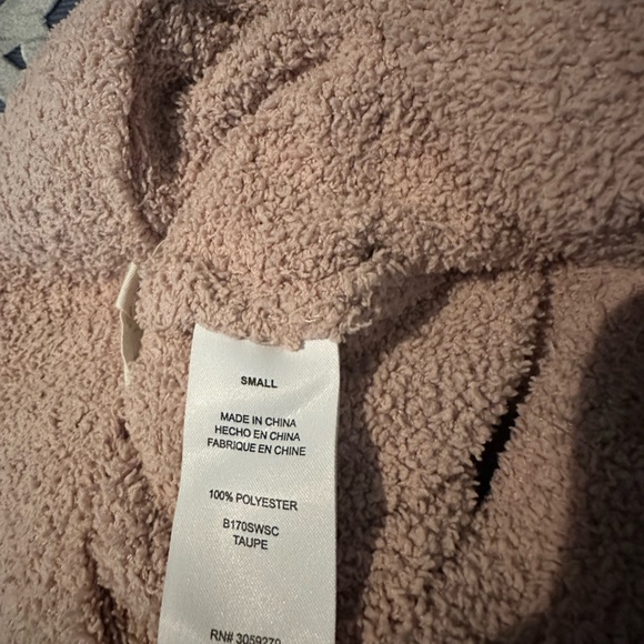 Wide leg sherpa pants, high rise - Picture 4 of 4